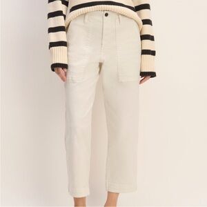 Everlane The Organic Utility Pant in Bone